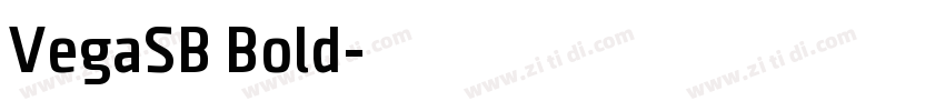 VegaSB Bold字体转换